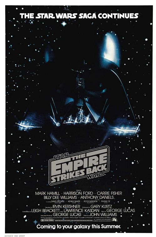 star wars empire strikes back. Advance tickets.
